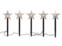 Svenska Living Tuinstekerset 5-delig led ster + timer