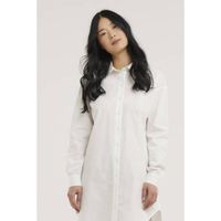Denim Hunter lange blouse Anne wit - thumbnail