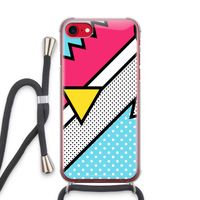 Pop Art #3: iPhone SE 2020 Transparant Hoesje met koord Pop Art #3: iPhone SE 2020 Transparant Hoesje met koord