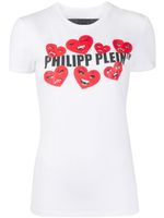 Philipp Plein t-shirt Love Plein - Blanc - thumbnail