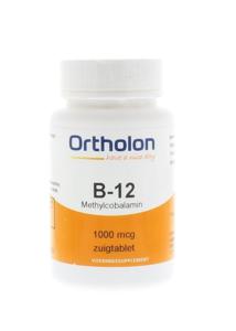 Ortholon Vitamine B12 methylcobalamine 1000 mcg (60 Zuigtab)