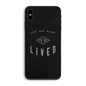 To be lived: iPhone X Biologisch afbreekbaar hoesje