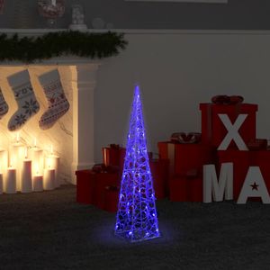 VidaXL Lichtkegel decoratief led 60 cm acryl blauw