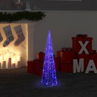 VidaXL Lichtkegel decoratief led 60 cm acryl blauw