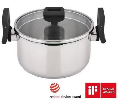 Carl Schmidt Sohn® Kookpan Lift & Pour 24 cm 6 liter Carl Schmidt Sohn® Kookpan Lift & Pour 24 cm 6 liter