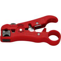 Knipex 16 60 06 SB 166006SB Kabelstripper Geschikt voor: Coaxkabel RG59, RG6, RG7, RG11