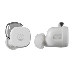 Audio-Technica ATH-SQ1TWWH hoofdtelefoon/headset True Wireless Stereo (TWS) In-ear Oproepen/muziek Bluetooth Wit