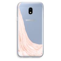 Peach bath: Samsung Galaxy J3 (2017) Transparant Hoesje - thumbnail