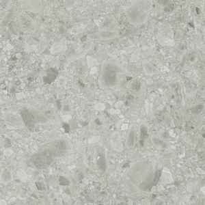 Baldocer Ceramica Nover wand- en vloertegel - 60x60cm - 9.5mm - Vierkant - gerectificeerd - Terrazzo - Grijs mat SW07311815