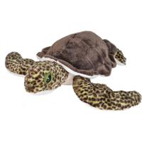 Wild Republic Pluche dieren knuffel zeeschildpad - 30 cm - Knuffeldieren speelgoed