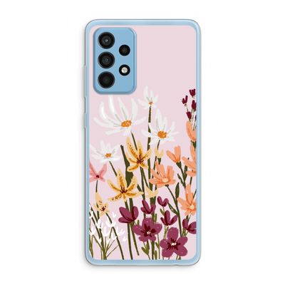 Painted wildflowers: Samsung Galaxy A52 Transparant Hoesje