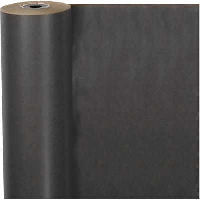 Vivi Gade Cadeaupapier, b: 50 cm, 60 gr, zwart, 100 m/ 1 rol