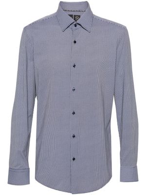 BOSS chemise à imprimé géométrique - Bleu
