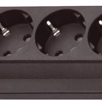 Brennenstuhl eco-line stekkerdoos 10x stekkerdoos (zwart, 1159300010, voor 10 stekkers)