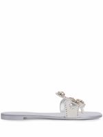 Giuseppe Zanotti sandales Turchesite - Argent