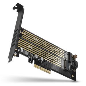 AXAGON PCEM2-D PCI Express kaart PCIe Geschikt voor: M.2 PCIe NVMe SSD