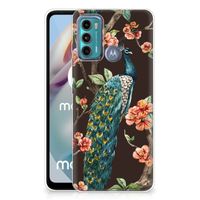 Motorola Moto G60 TPU Hoesje Pauw met Bloemen