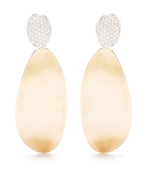 Marco Bicego boucles d'oreilles en or 18ct pavées de diamants