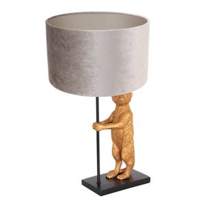 Anne Lighting Animaux tafellamp grijs metaal 50 cm hoog