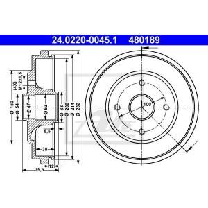 Ate Remtrommel 24.0220-0045.1