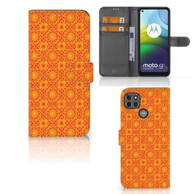 Motorola Moto G9 Power | Telefoon Hoesje | Batik Oranje