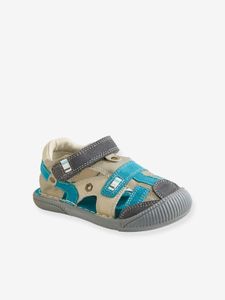 Sandalen met klittenband jongens kleutercollectie grijs