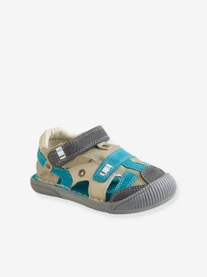 Sandalen met klittenband jongens kleutercollectie grijs