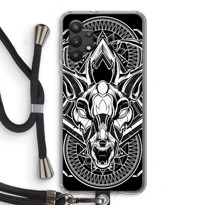 Oh Deer: Samsung Galaxy A32 5G Transparant Hoesje met koord