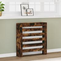 VidaXL Radiatorombouw 78x20x82 cm bewerkt hout gerookt eikenkleurig