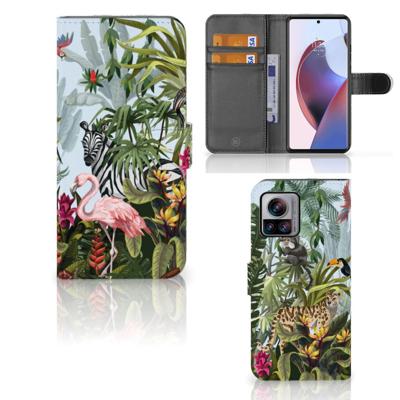 Telefoonhoesje | Met pasjeshouder | voor Motorola Edge 30 Ultra Jungle