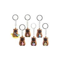 Sleutelhanger 3D Capybara Assorti Sleutelhanger 3D Capybara Assorti