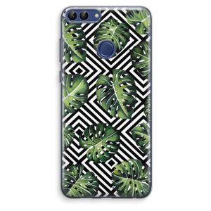 Geometrische jungle: Huawei P Smart (2018) Transparant Hoesje