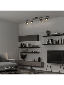 Home sweet home aka 4L LED opbouwspot ↔ 80,5 cm zwart