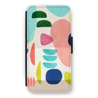 Bold Rounded Shapes: iPhone 12 Pro Max Flip Hoesje