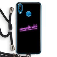 Vice Black: Huawei P20 Lite Transparant Hoesje met koord