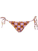 La DoubleJ bas de bikini à bonnets triangles - Orange - thumbnail