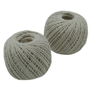 Bolletjes touw - 6x stuks - katoen - 75 meter - bindtouw