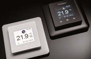 eTouch-basic inbouwthermostaat met touchscreen wit