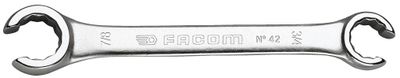 Facom open ringsleutel, 15° gebogen 11/16x3/4 l210mm - 42.11/16X3/4