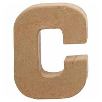 Creativ Company Letter Papier-maché C, 10cm - thumbnail