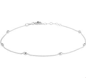 Enkelbandje Olijf zilver 24-26 cm