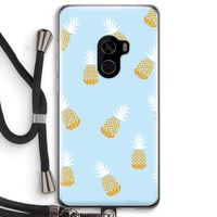 Ananasjes: Xiaomi Mi Mix 2 Transparant Hoesje met koord