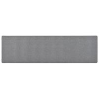 VidaXL Tapijtloper 80x300 cm donkergrijs