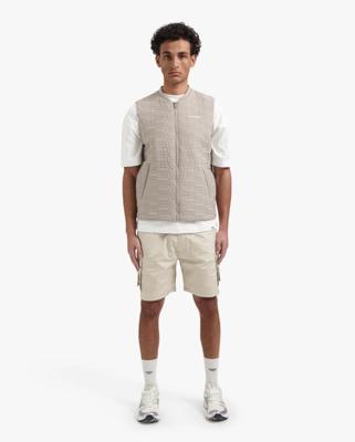 Croyez Homme Gallery Quilted Vest Cr2-ss25-09 Vest 093 Stone