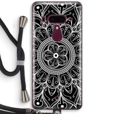 Roses Are Red: HTC U12+ Transparant Hoesje met koord