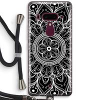 Roses Are Red: HTC U12+ Transparant Hoesje met koord