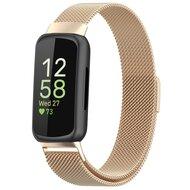 Fitbit Inspire 3 - Milanese bandje - Vintage goud Fitbit Inspire 3 - Milanese bandje - Vintage goud