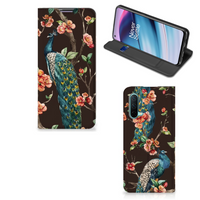 OnePlus Nord CE 5G Hoesje maken Pauw met Bloemen - thumbnail