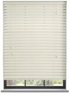 PVC jaloezie met koord - Oester Wit Glad