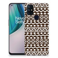 OnePlus Nord N10 5G TPU bumper Aztec Brown - thumbnail